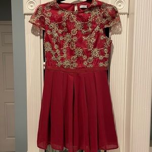 Berry pink dress (NOT RED)